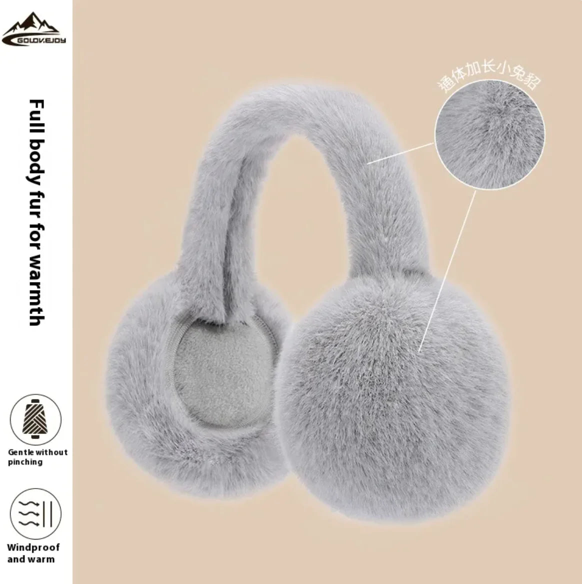 Foldable Plush Warm Earmuffs